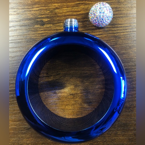 Flasket Blue with Rhinestone top - Picture 5 of 5